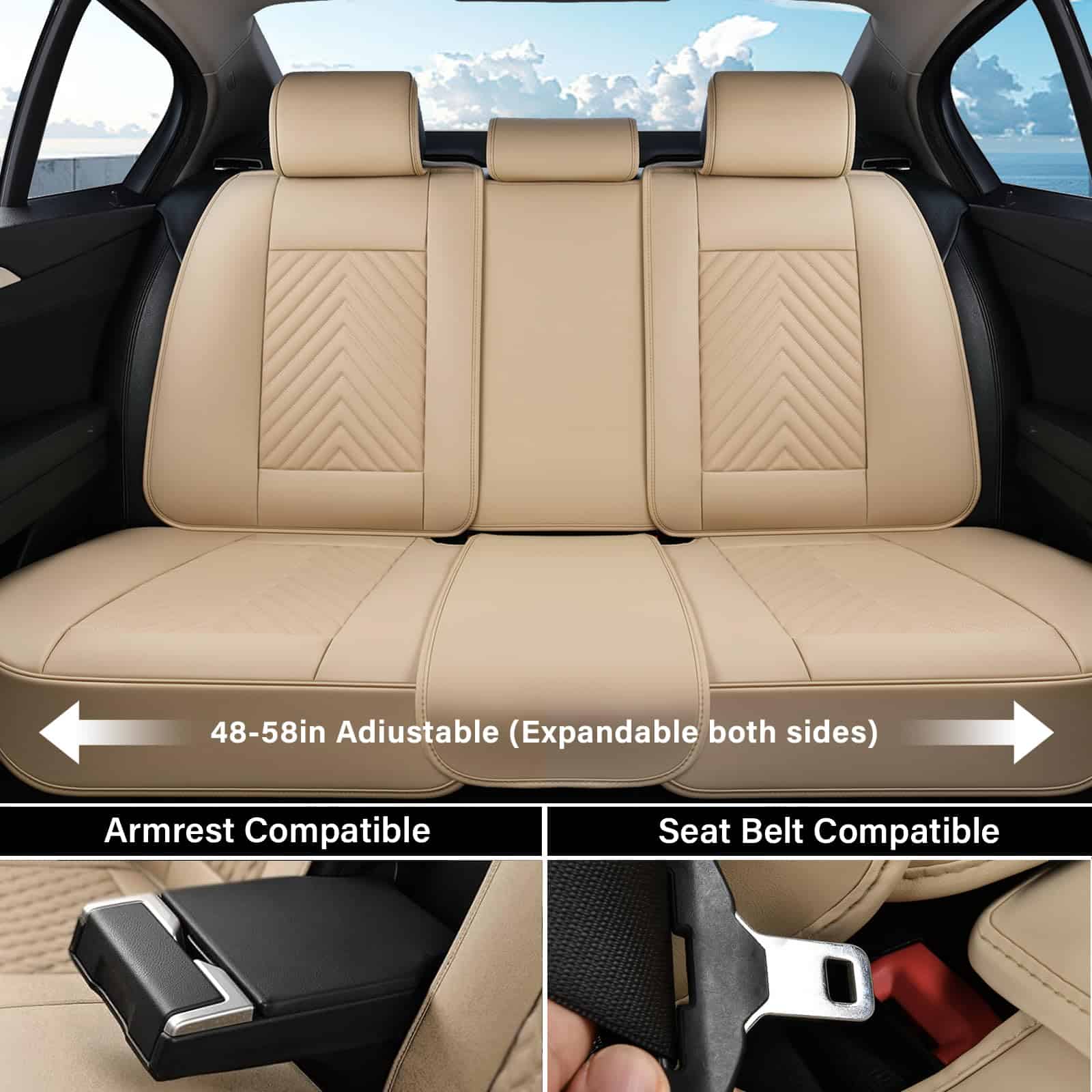 Cubiertas de asiento para coche Coverado Juego completo, - Imagen 6