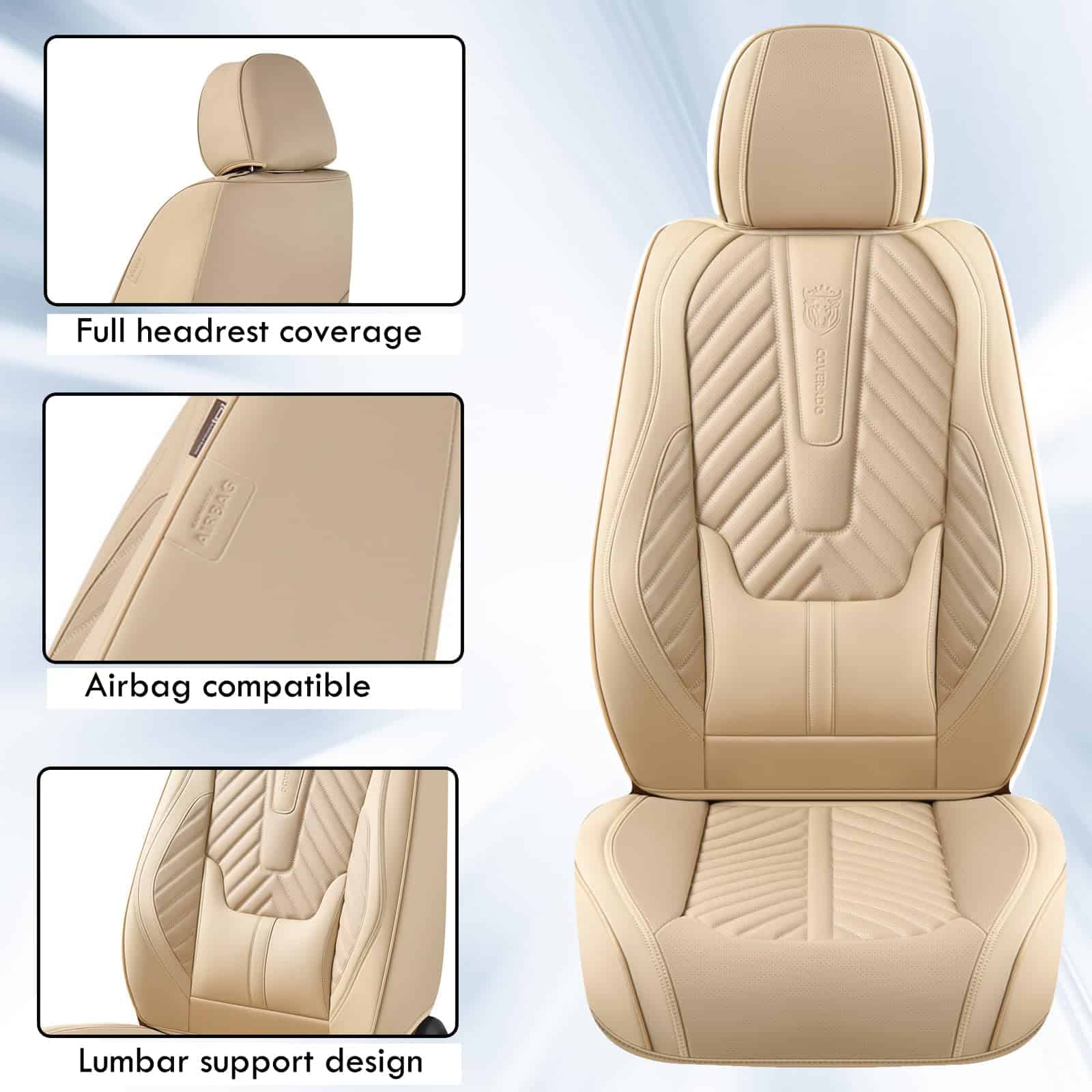 Cubiertas de asiento para coche Coverado Juego completo, - Imagen 4