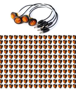 200 Pcs de Luces Marcadoras Laterales de Ámbar de 3/4