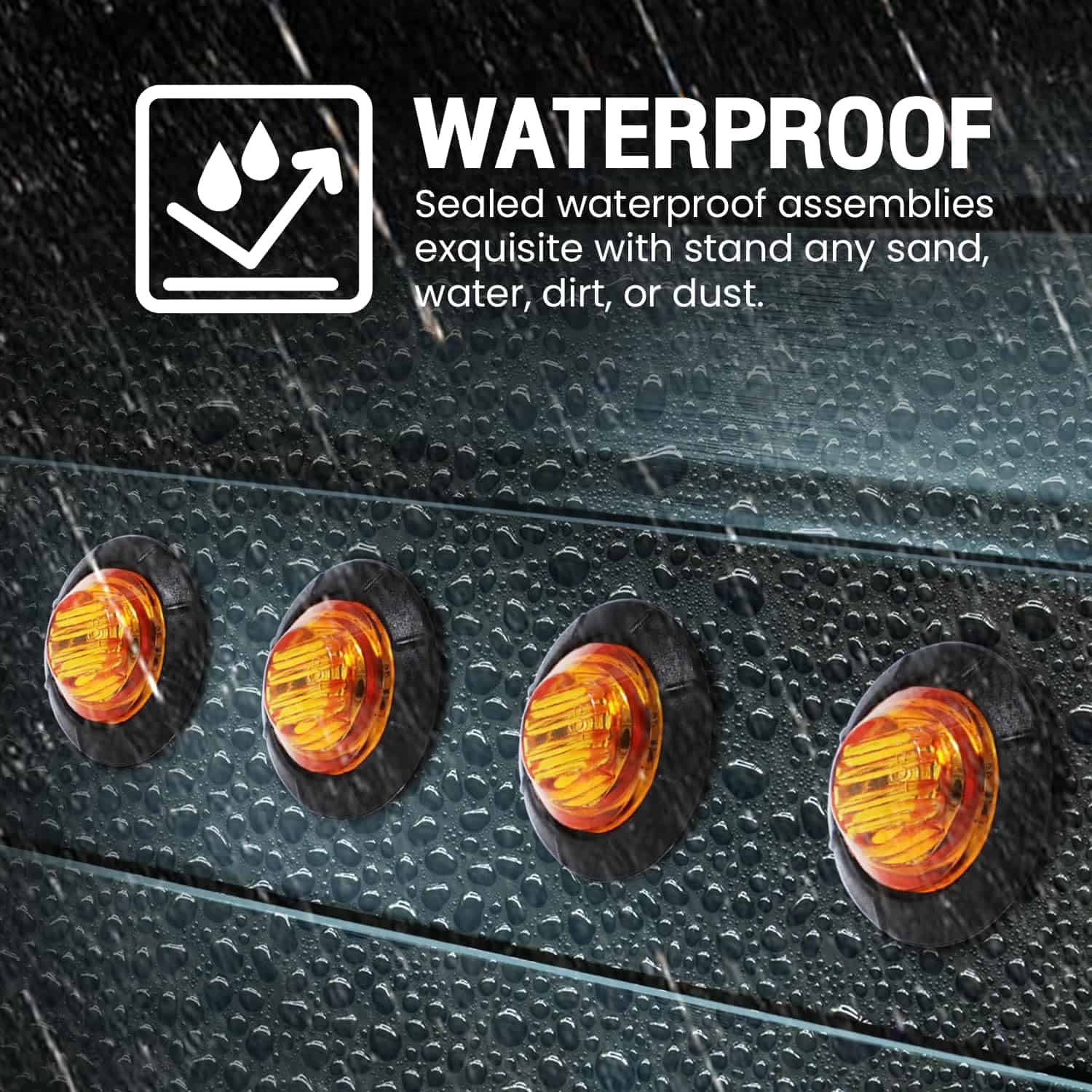 Luces indicadoras laterales de marcador de 3/4 pulgadas - Imagen 7