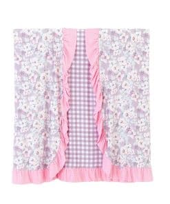 Dreamiere Ruffle Reversible Blanket Bloom Baby Bloom |