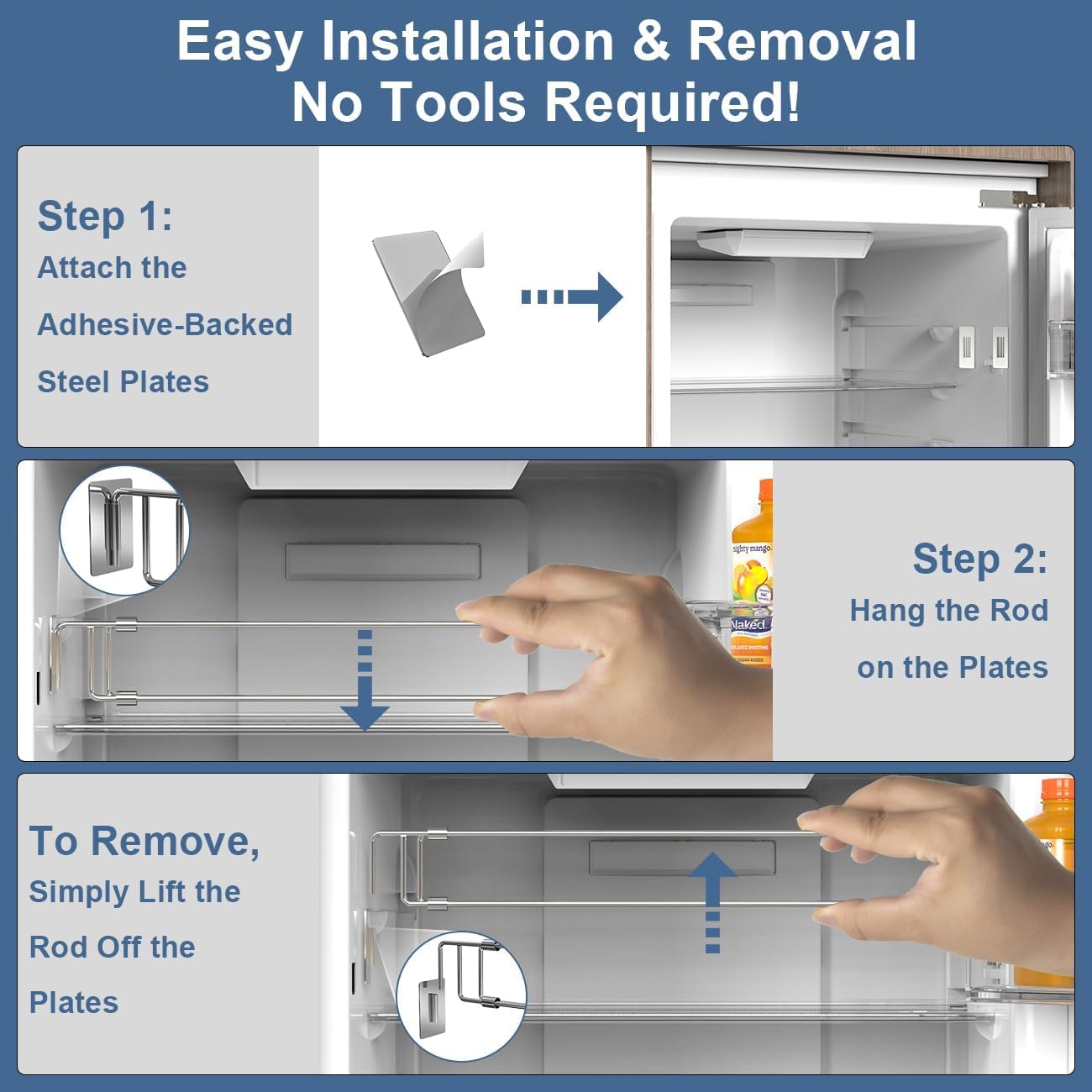 Barras de Tensión Ajustables para Refrigeradores de RV - Imagen 7
