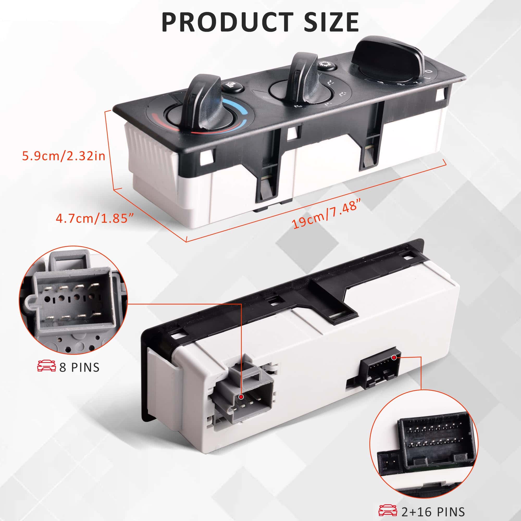 Módulo de Control de Clima de Aire Acondicionado/Calentador - Imagen 5