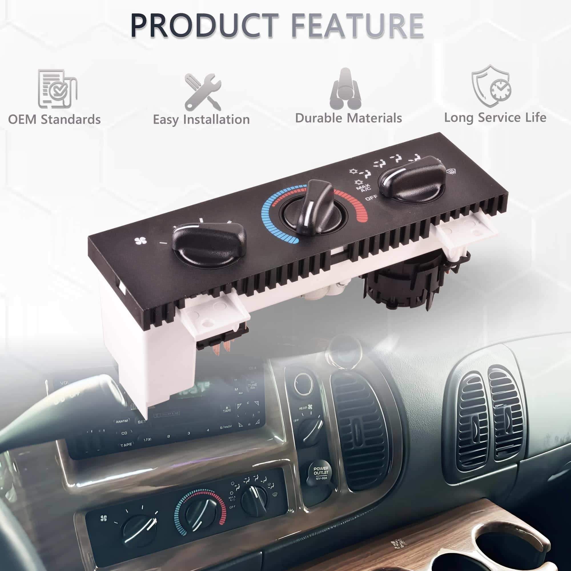 Módulo de Control de Clima A/C Heater Predep para Dodge Ram - Imagen 8