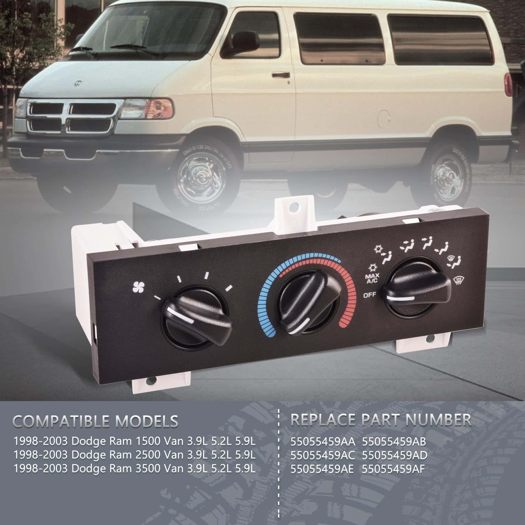 Módulo de Control de Clima A/C Heater Predep para Dodge Ram - Imagen 3