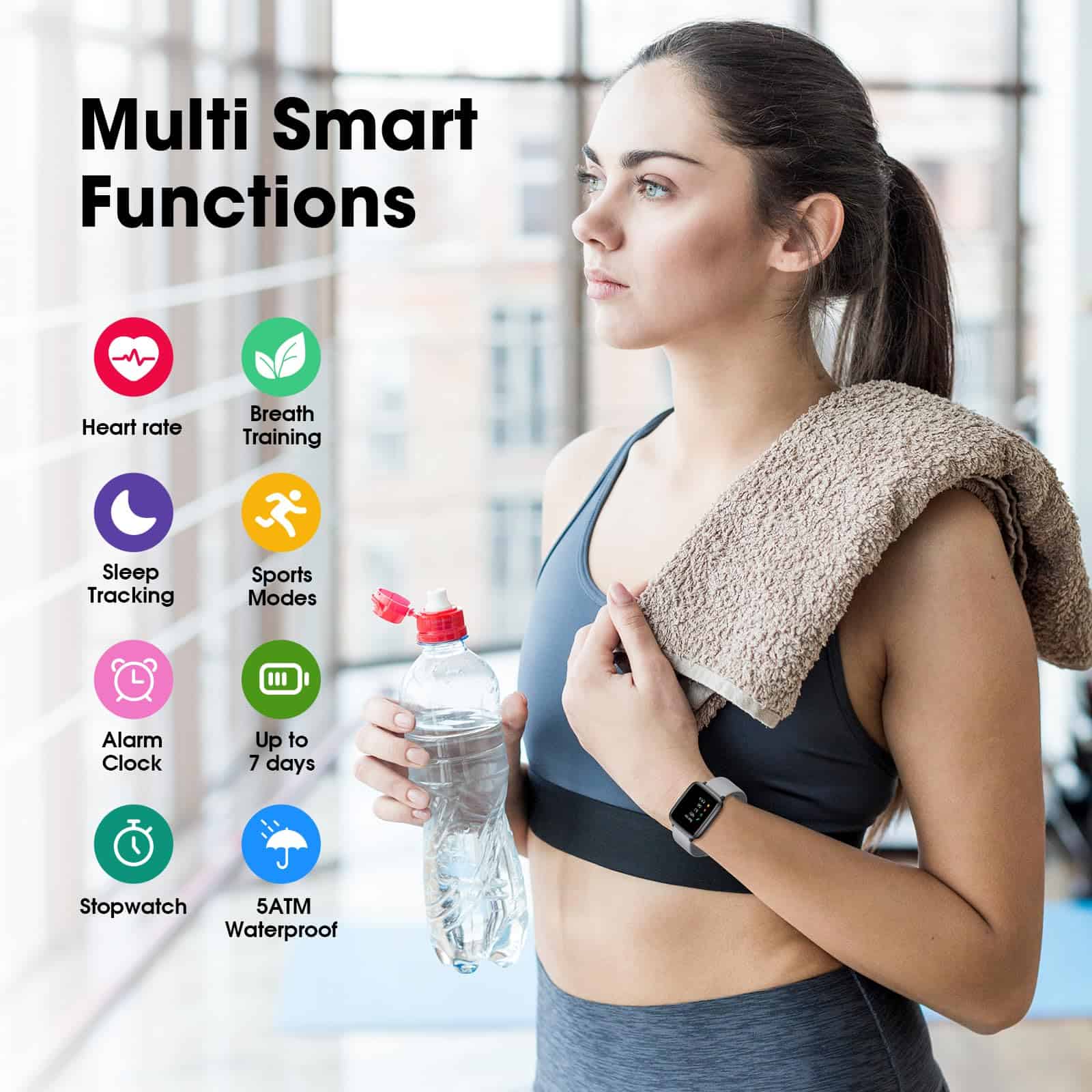 Reloj de Actividad con Monitor de Frecuencia Cardíaca, - Imagen 4