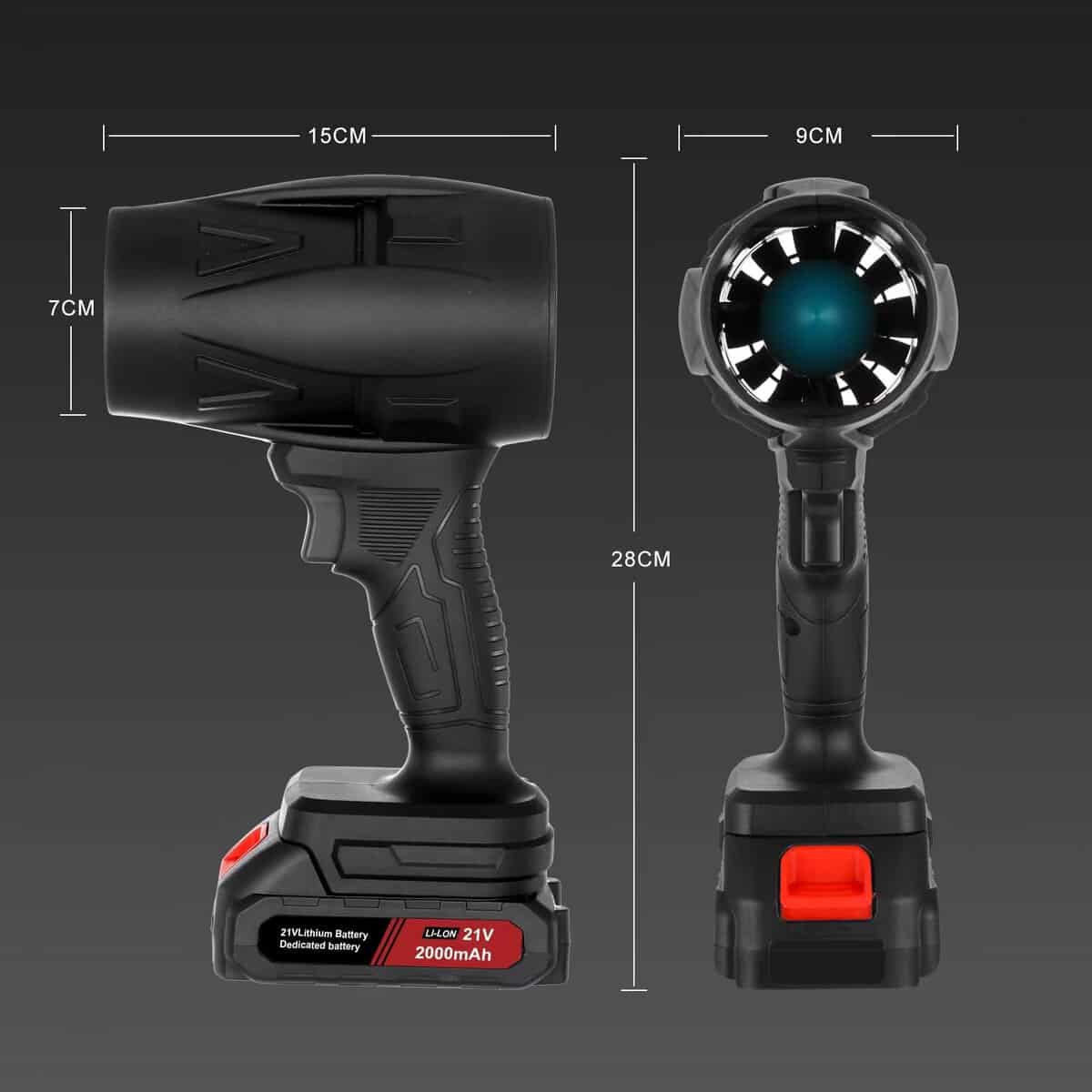 Mini Soplador de Hojas Inalámbrico, Ventilador de Aire - Imagen 7