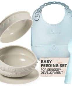Set de Inicio Sensorial Miniware con Plato Sensorial para