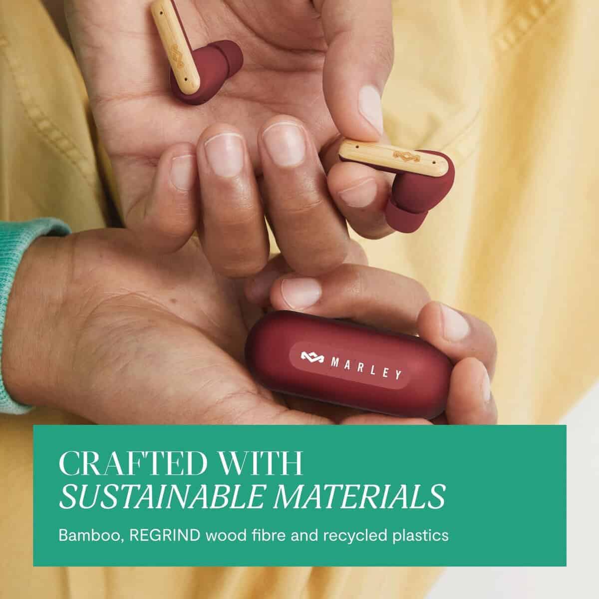 Audífonos inalámbricos True Wireless House of -Rojo - Imagen 7