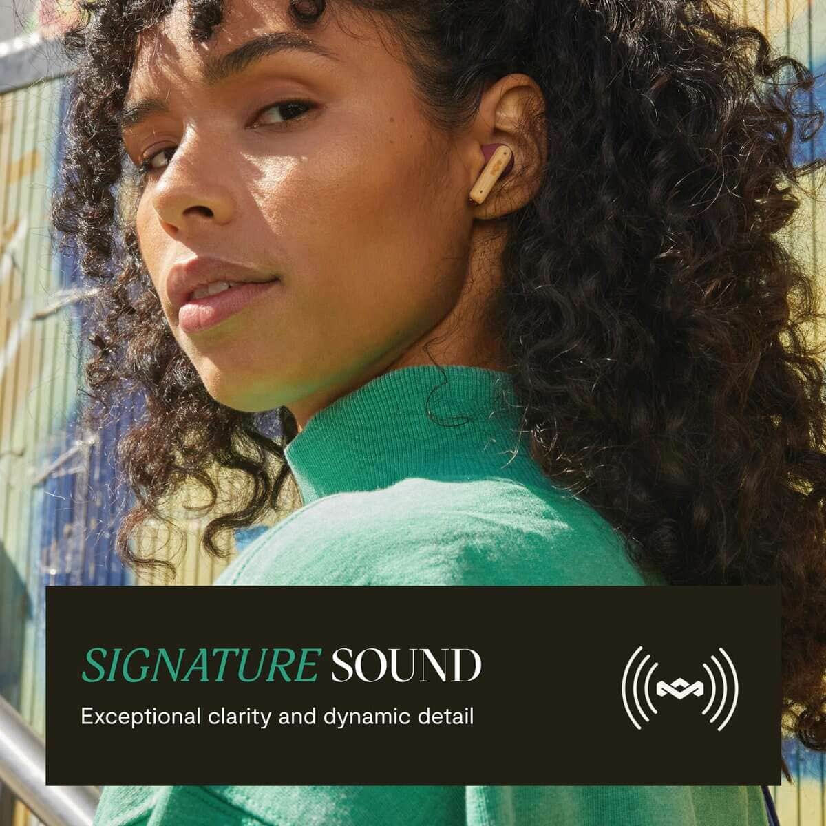 Audífonos inalámbricos True Wireless House of -Rojo - Imagen 4