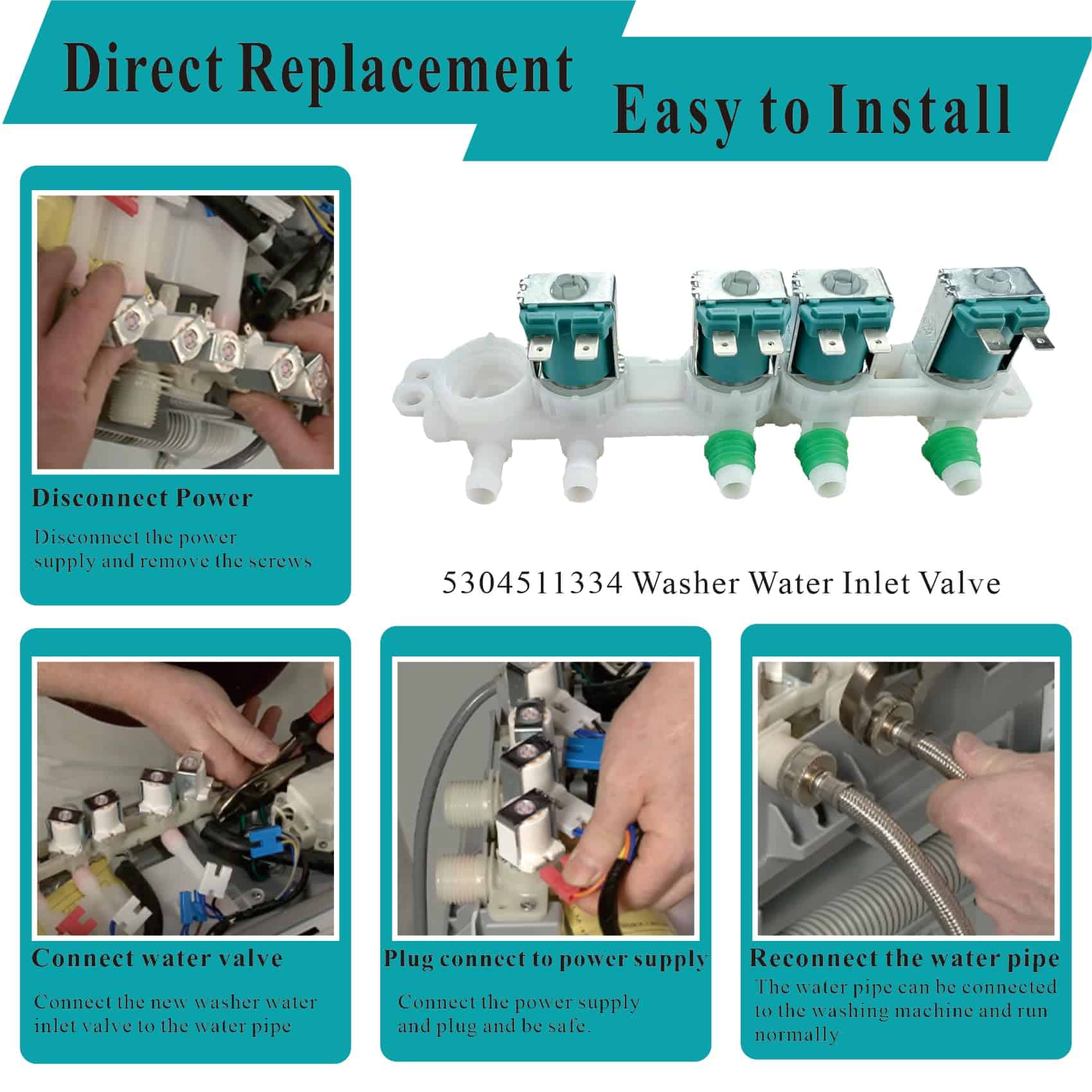 Válvula de Entrada de Agua para - 33090115 - Imagen 7