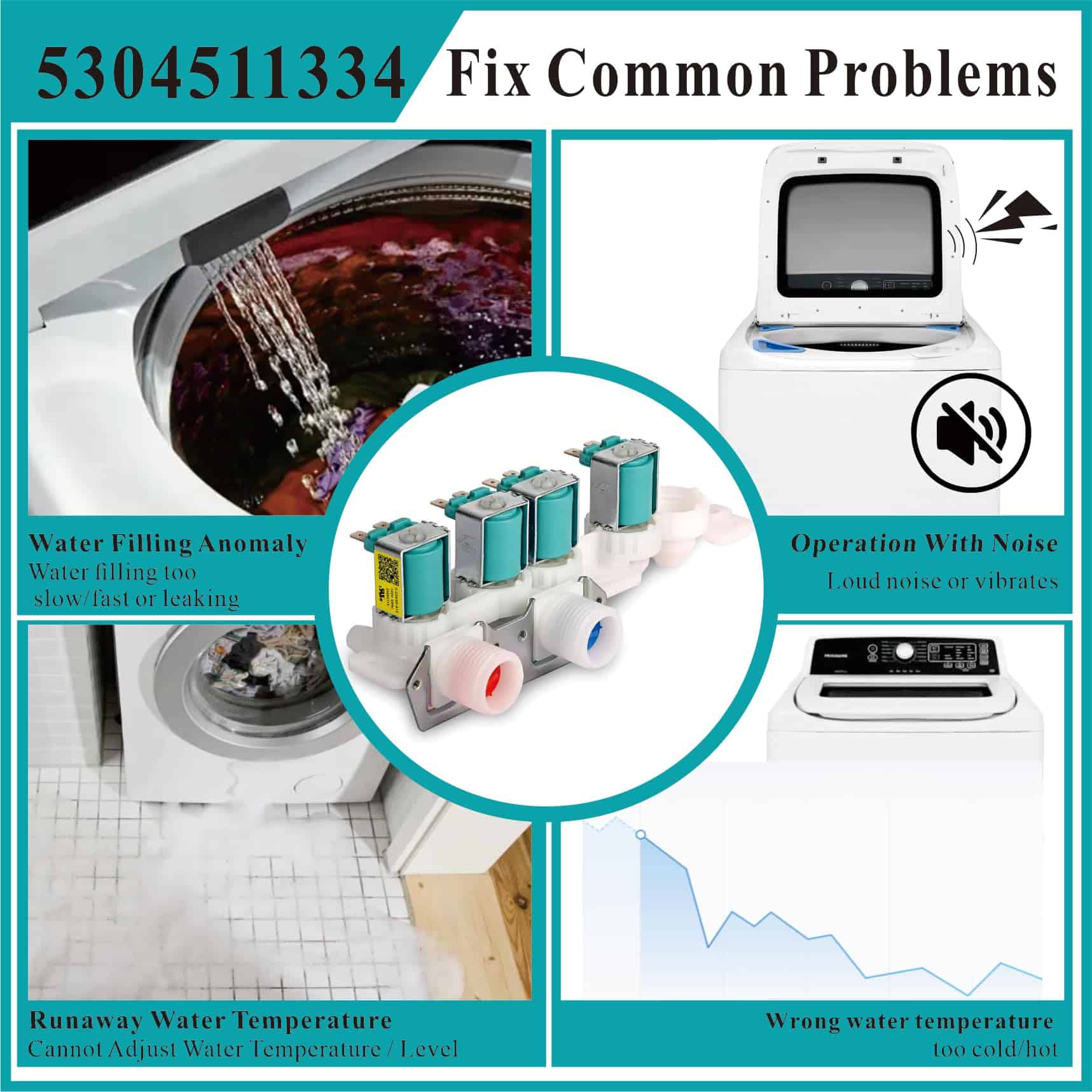 Válvula de Entrada de Agua para - 33090115 - Imagen 6