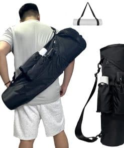 Bolsa para Tapete de Yoga Uhawi, con Bolsillo para Botella