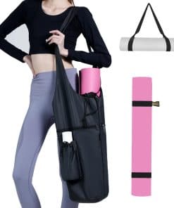 Bolso para tapete de yoga Uhawi, con capa -Negro
