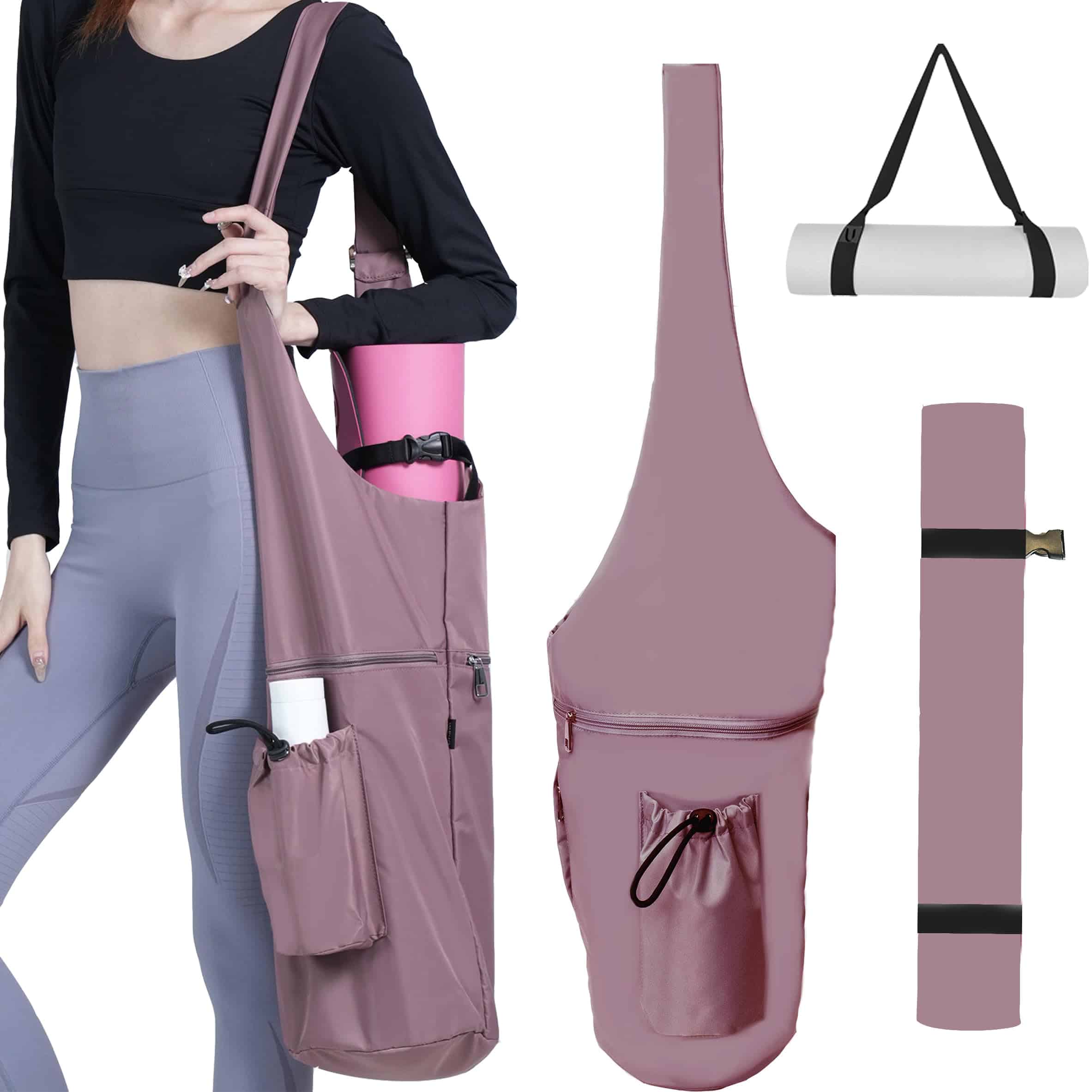 Bolsa de Yoga Uhawi, con Capa Protectora y Bolsillo para