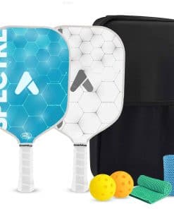 Set de Paletas de Pickleball SmashAce -Blanco y Azul