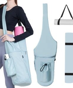 Bolso para tapete de yoga Uhawi, con capa -azul