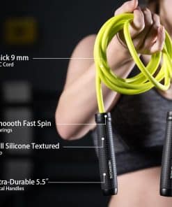Cuerda para saltar con peso de 1LB para hombres y mujeres,