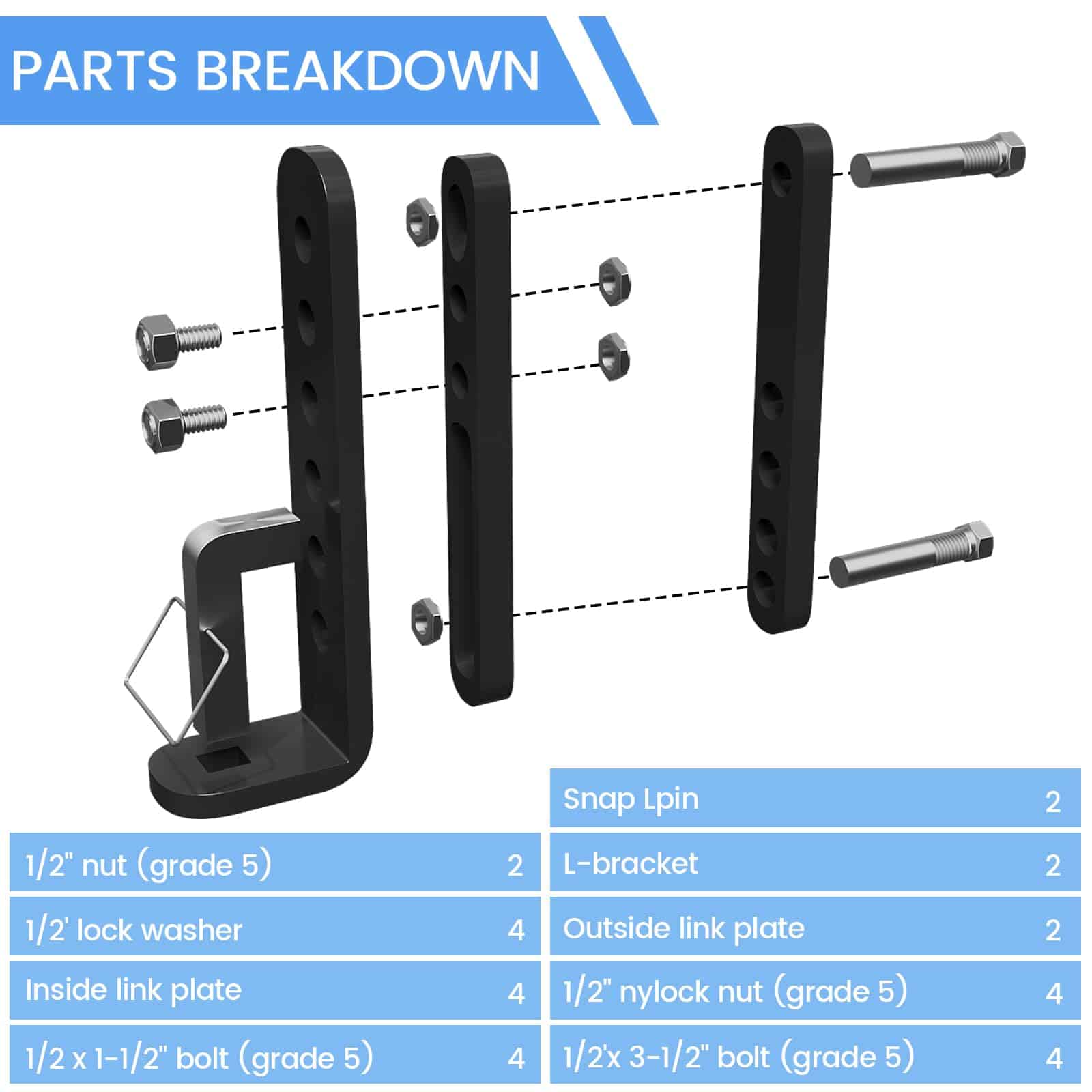 Kit de Soporte de Control de Oscilación de Remolque de 2 - Imagen 3