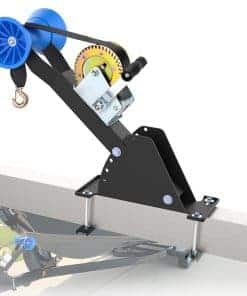 Soporte ajustable DITKOK con rodillo para cabrestante,