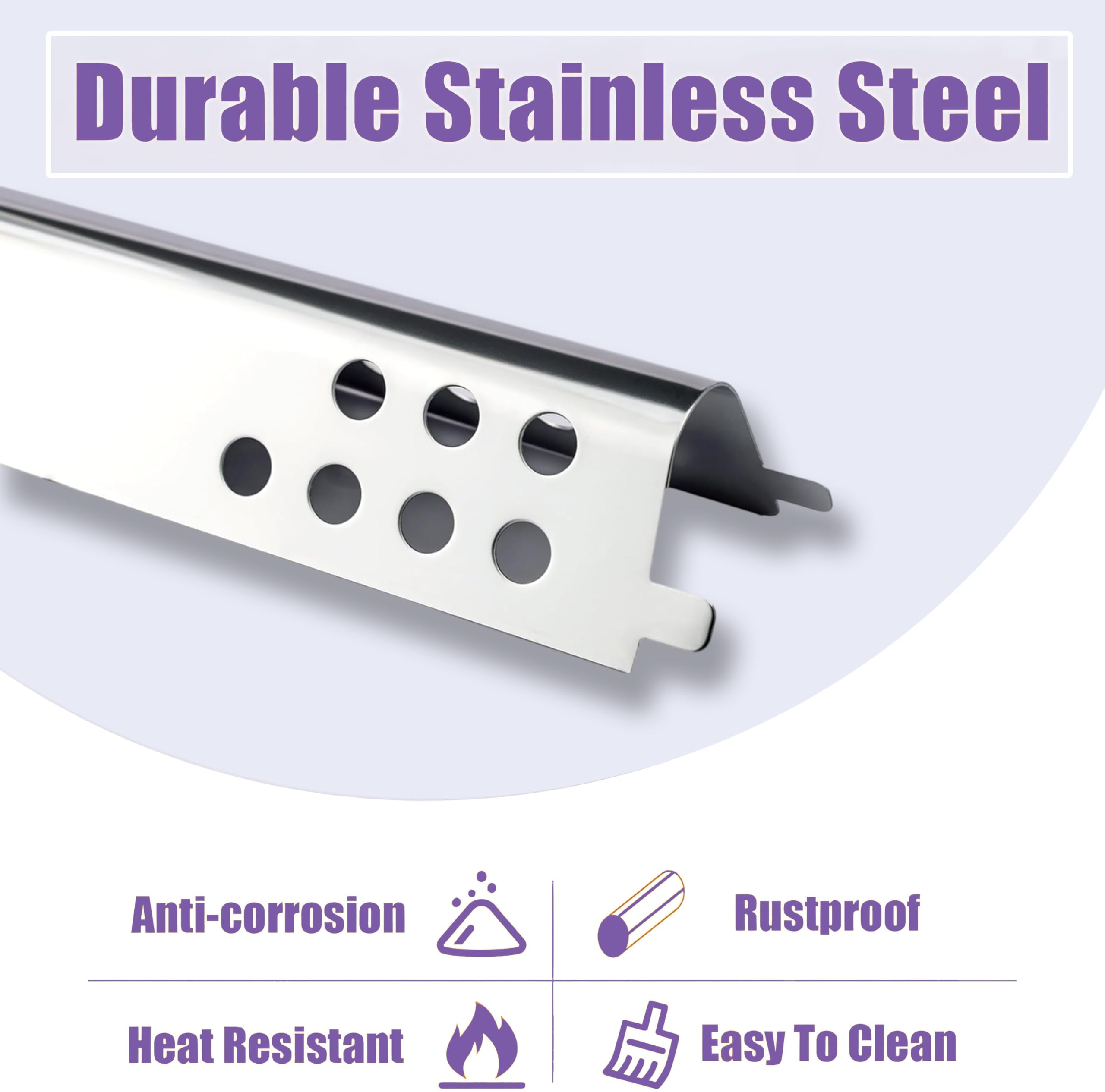 4-Pack, 17 pulgadas Toldos de Calor de Repuesto para - Imagen 6