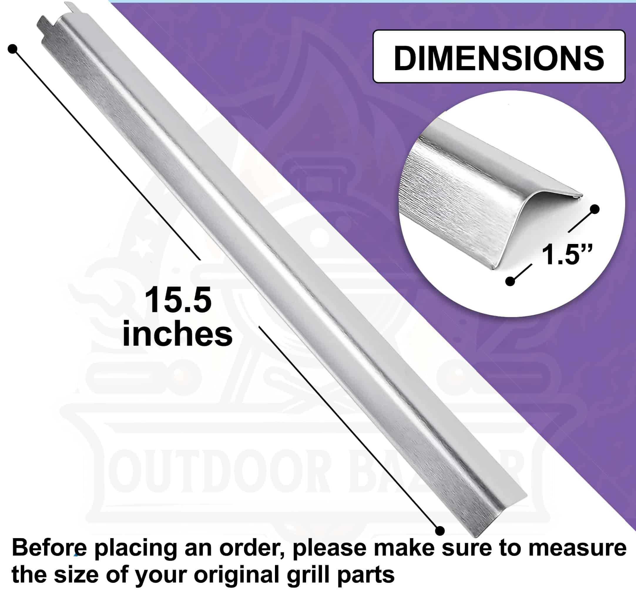 Juego de 4, 15.5" Platos de Calor de Repuesto para - Imagen 3