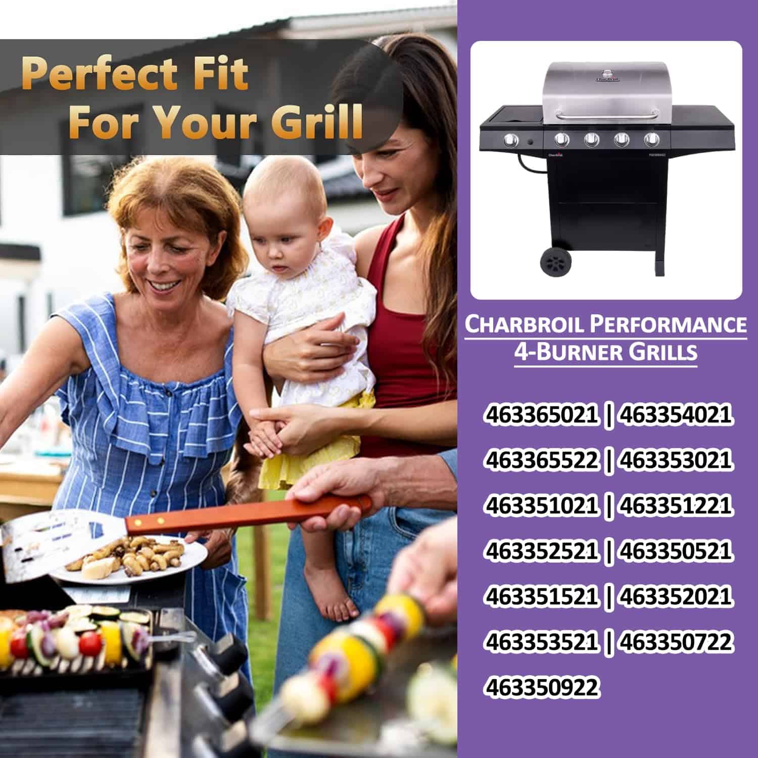 Juego de 4, 15.5" Platos de Calor de Repuesto para - Imagen 4