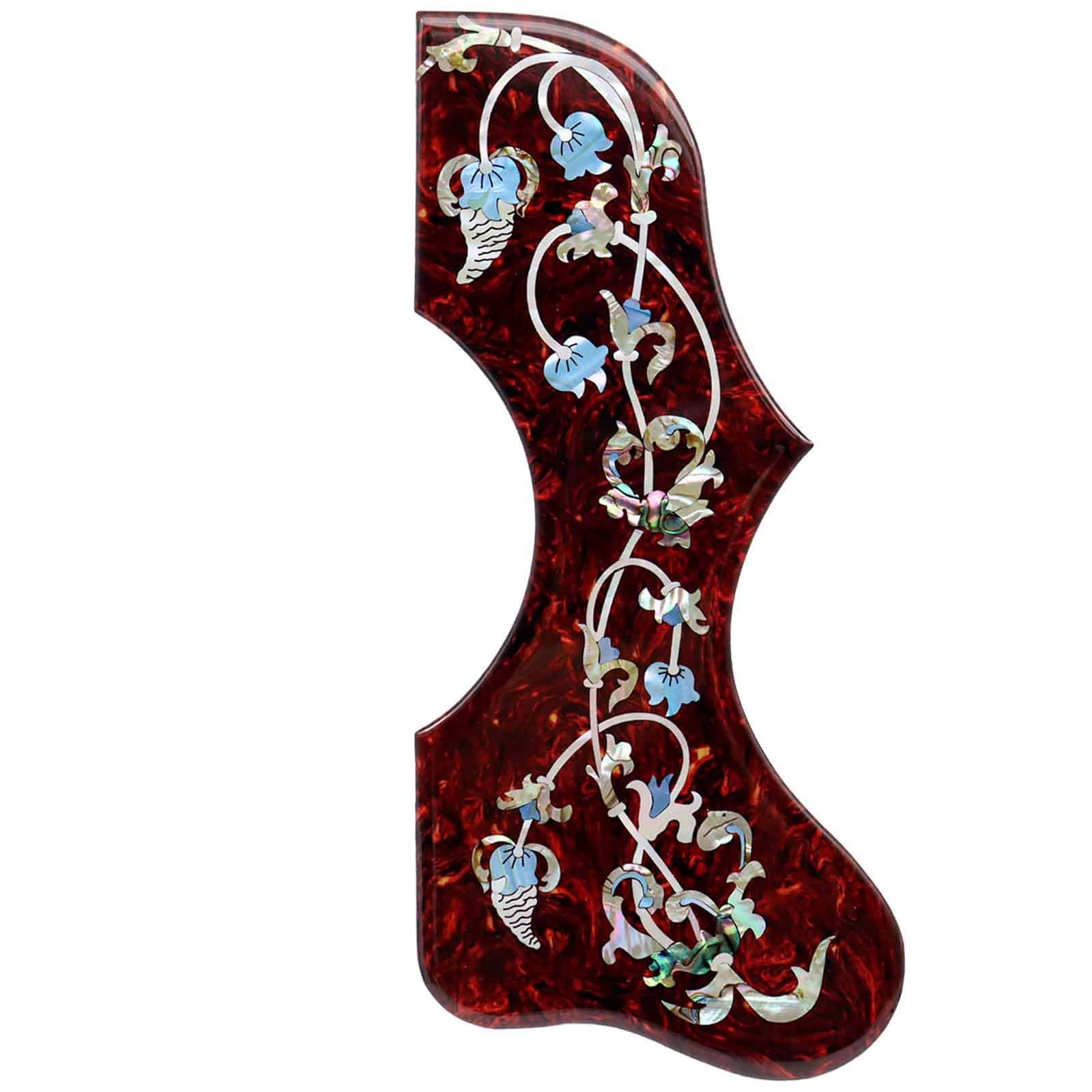 Pickguard de Guitarra Acústica con Incrustaciones de Abulón
