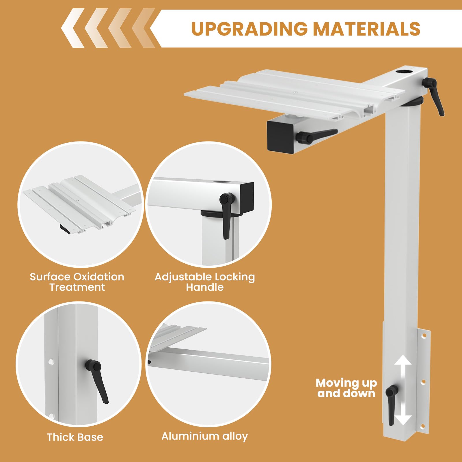 Pata de Mesa Removible para RV, Accesorios para RV, Gira - Imagen 4