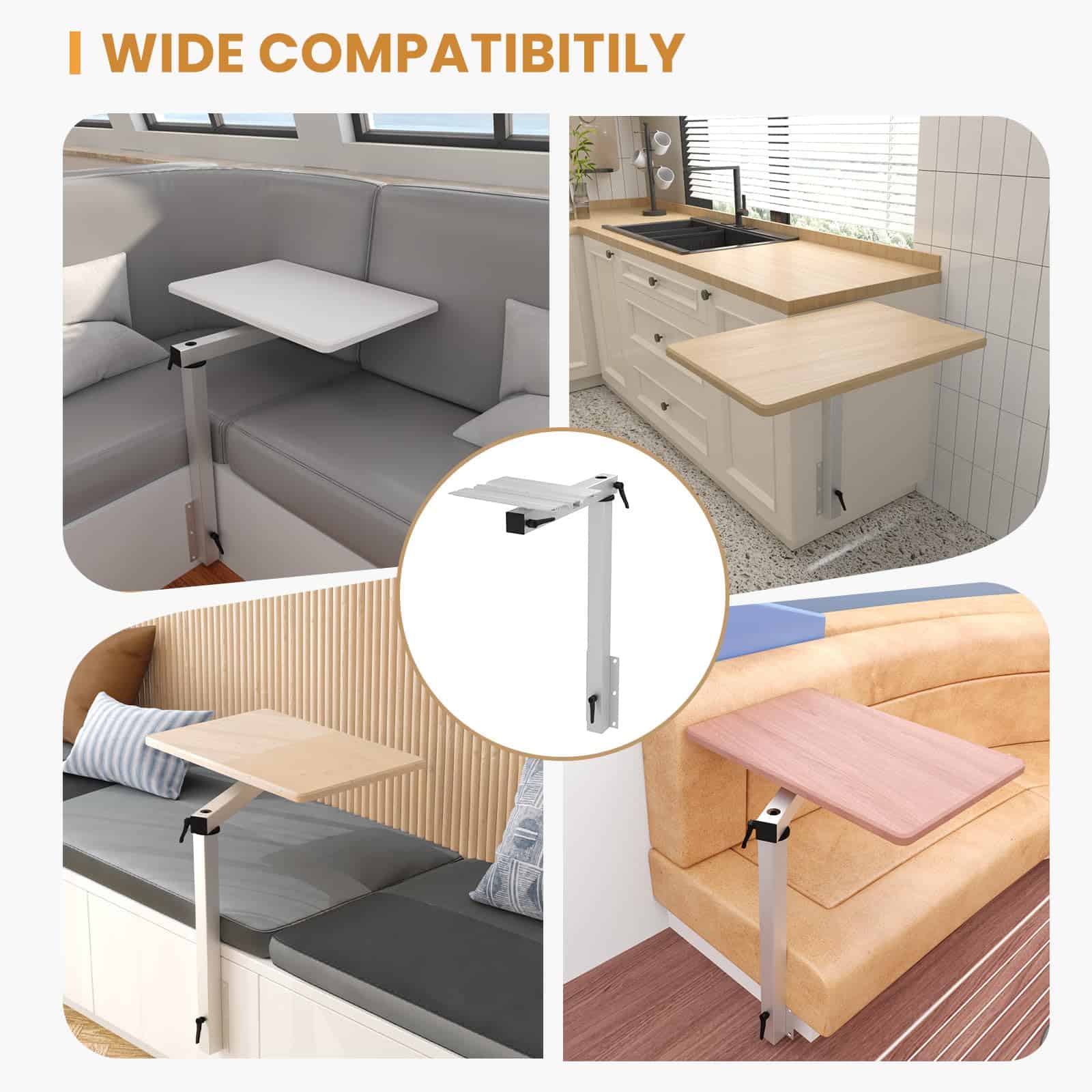 Pata de Mesa Removible para RV, Accesorios para RV, Gira - Imagen 8