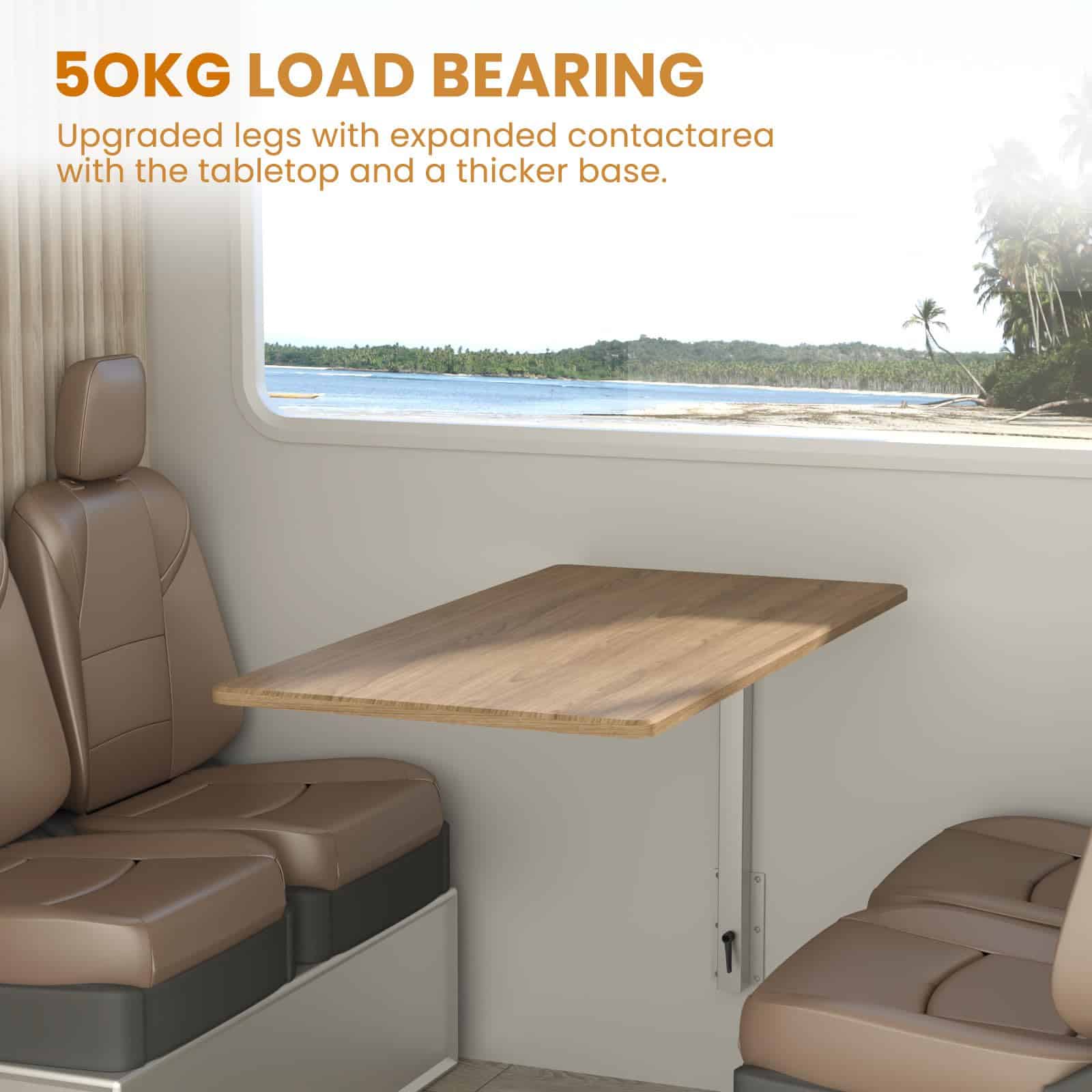 Pata de Mesa Removible para RV, Accesorios para RV, Gira - Imagen 6