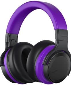 Audífonos con cancelación de ruido activa -Morado