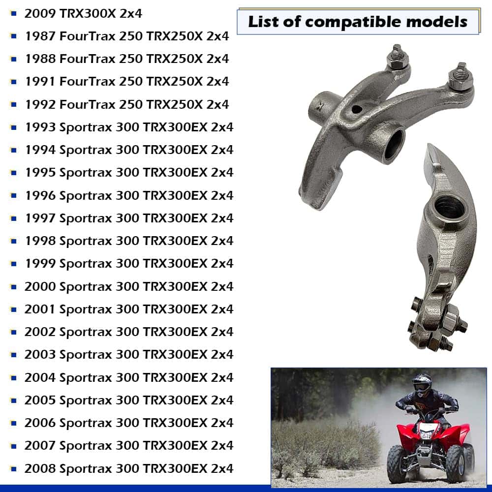 Rocker Arm GOLKNHA 300EX Compatible con FourTrax 250 - Imagen 4