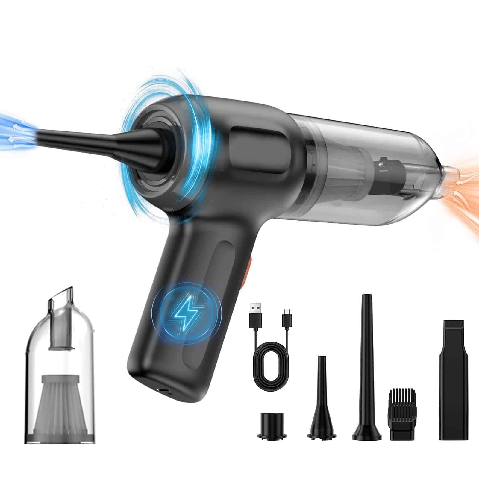 MARLALL Soplador de Aire Comprimido, Soplador Sin Cable &