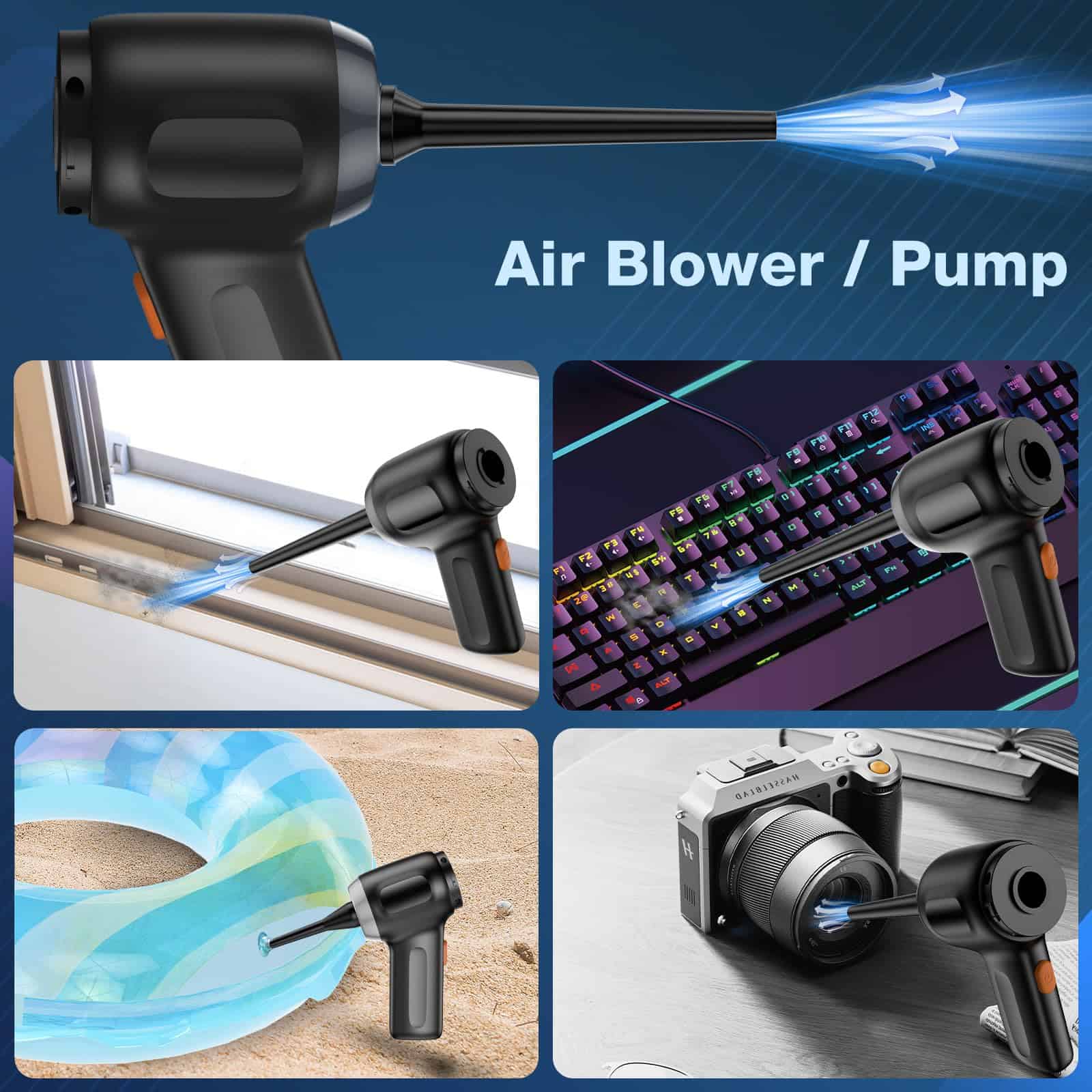 MARLALL Soplador de Aire Comprimido, Soplador Sin Cable & - Imagen 4