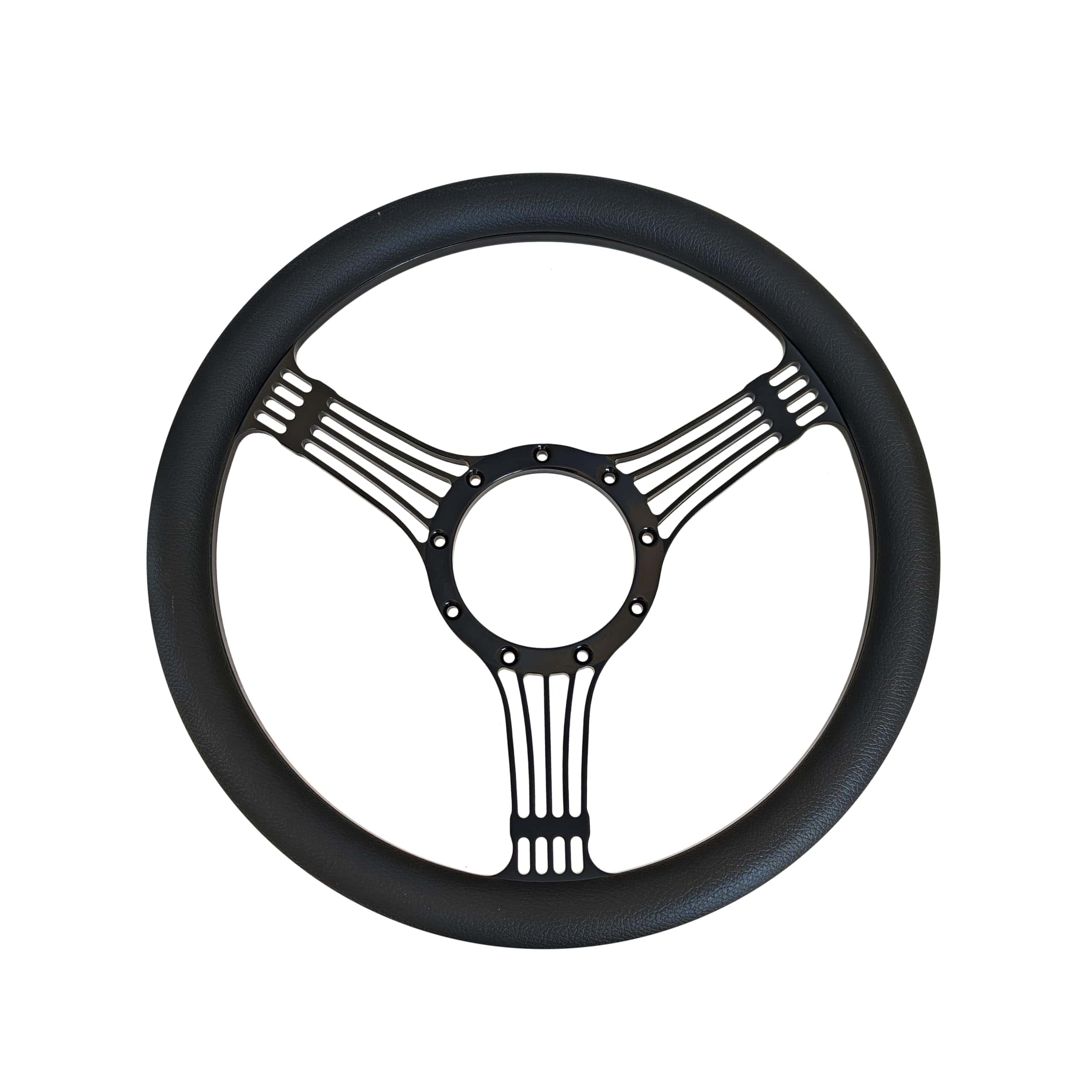 Volante clásico X-AVION 14" Billet negro para autos GM con - Imagen 4