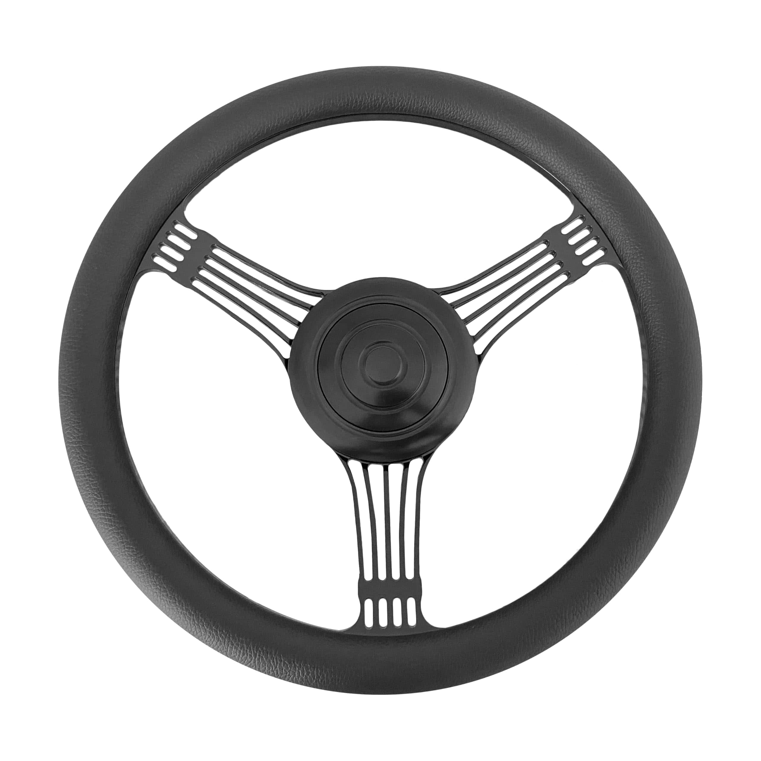 Volante clásico X-AVION 14" Billet negro para autos GM con