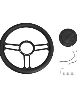Volante X-AVION 14" Billet Negro para Automóvil Clásico GM
