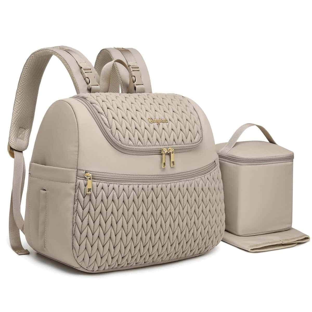 Mochila pequeña para pañales Qualyphant, mini bolso para