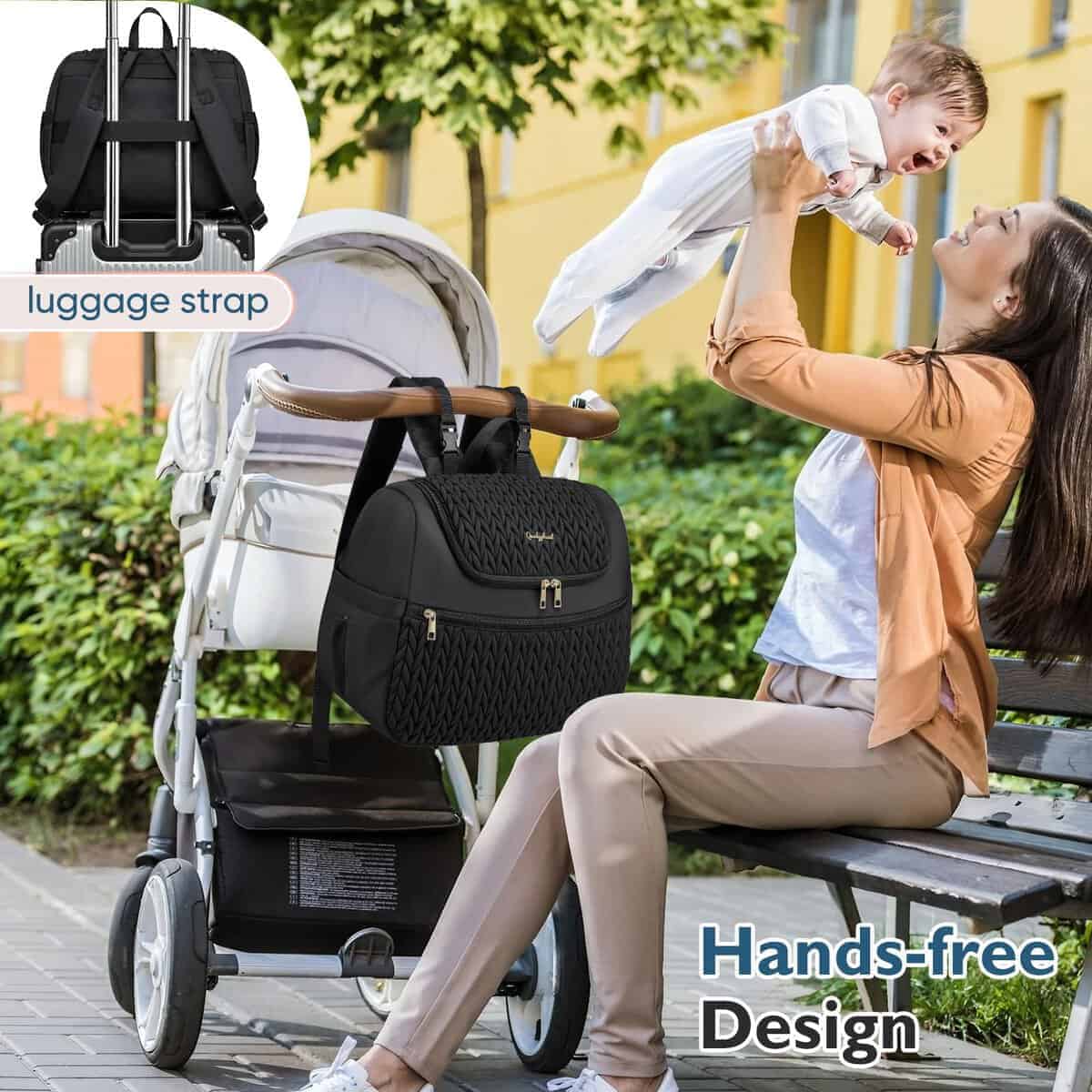 Mochila pequeña Qualyphant para pañales, mini bolsa de - Imagen 8