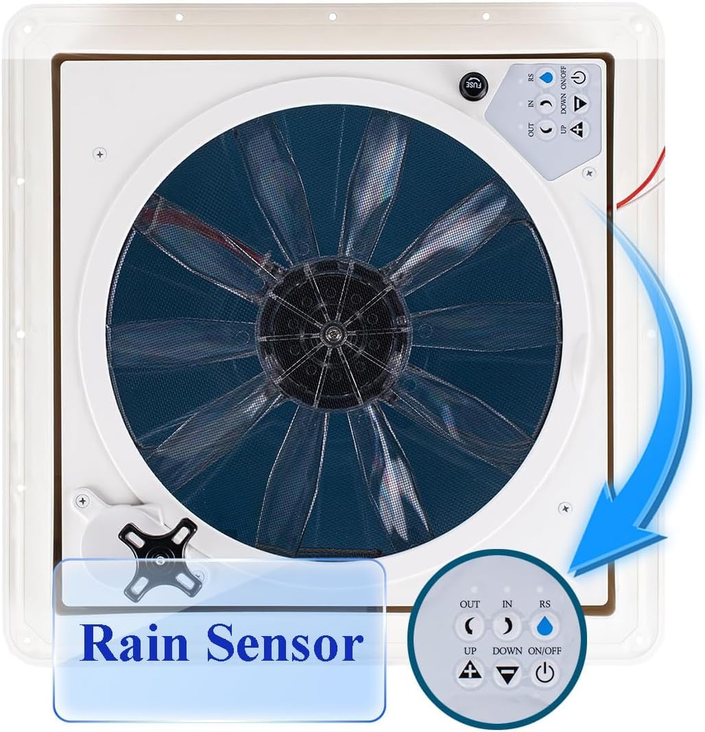 Extractor de Ventilación para Techo de RV 12V Control - Imagen 3