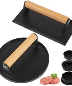 Prensa para hamburguesas Pateekate Smash Burger, prensa de