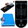 Tapete de ejercicios con equipo de gimnasio, almohadillas
