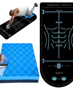 Tapete de ejercicios con equipo de gimnasio, almohadillas