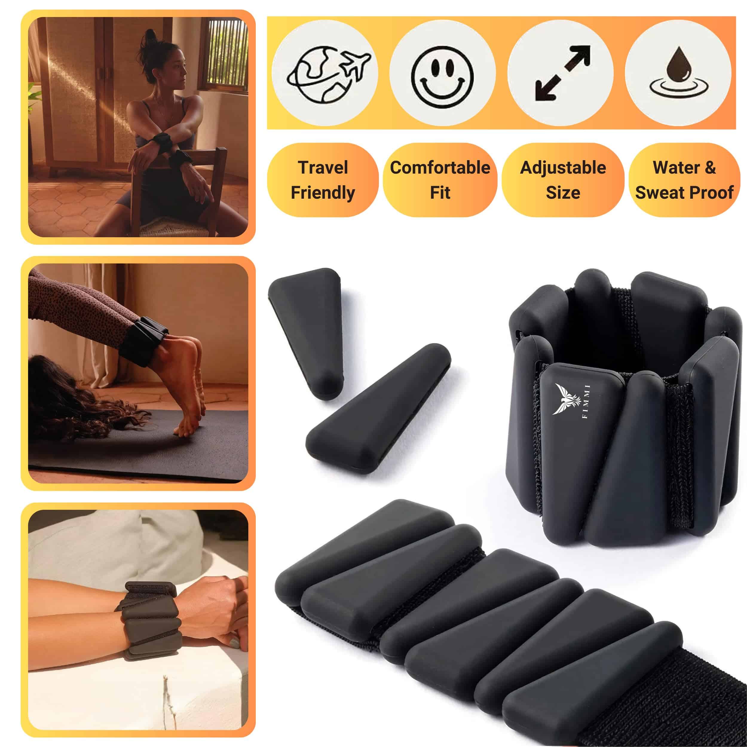 Pesas de Muñeca y Tobillo F I M M I para Mujeres y Hombres, - Imagen 10