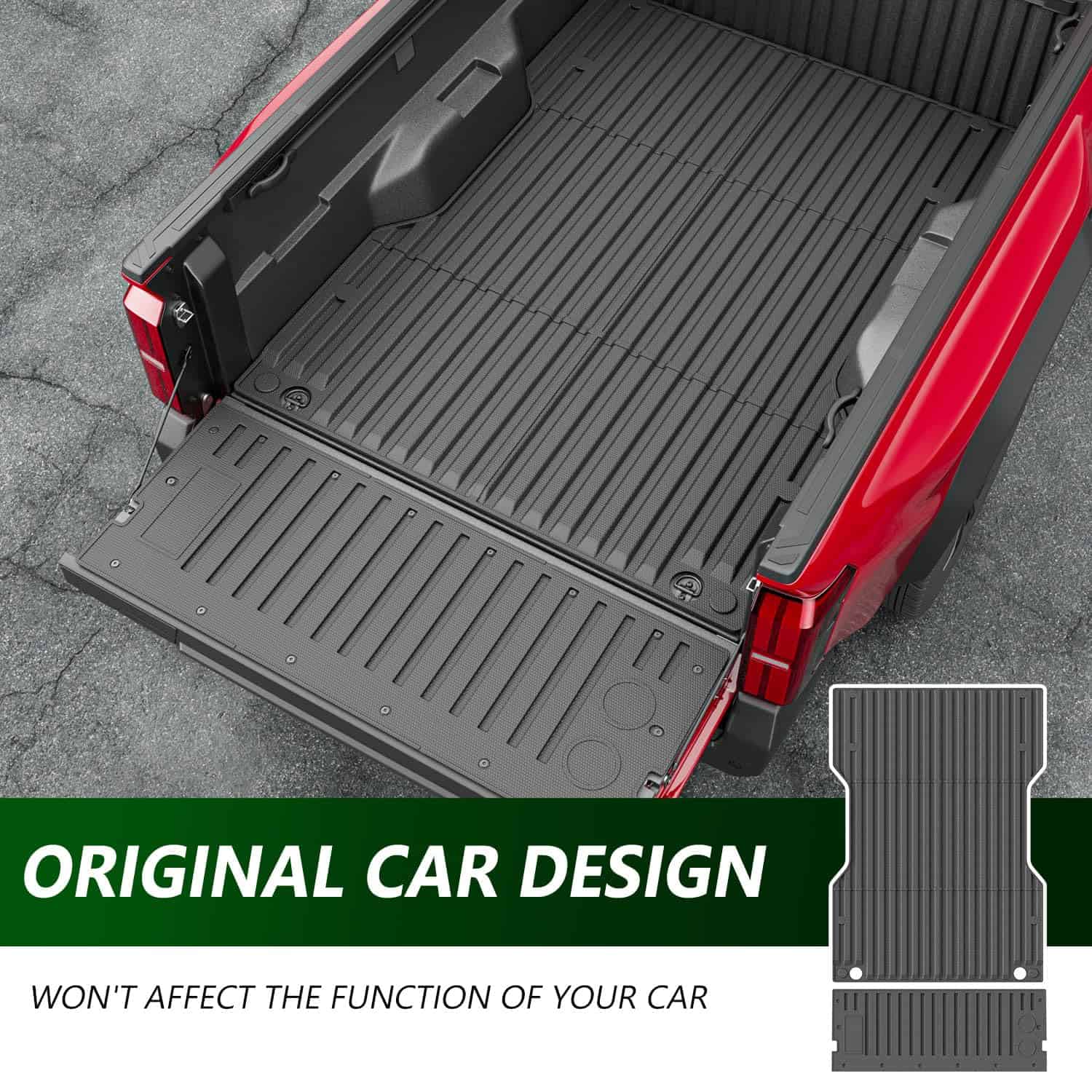 Tapete de Cama de 6FT Compatible con 2024 2025 Toyota - Imagen 3