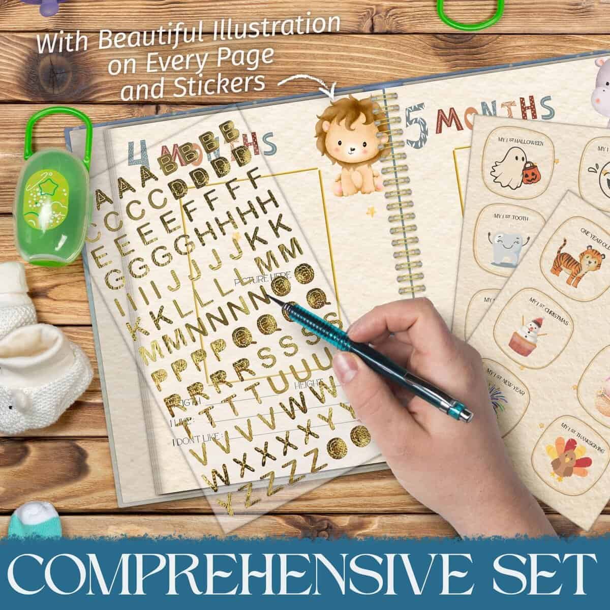 Libro de Recuerdos de Bebé Caja de Recuerdos para Niña o - Imagen 5