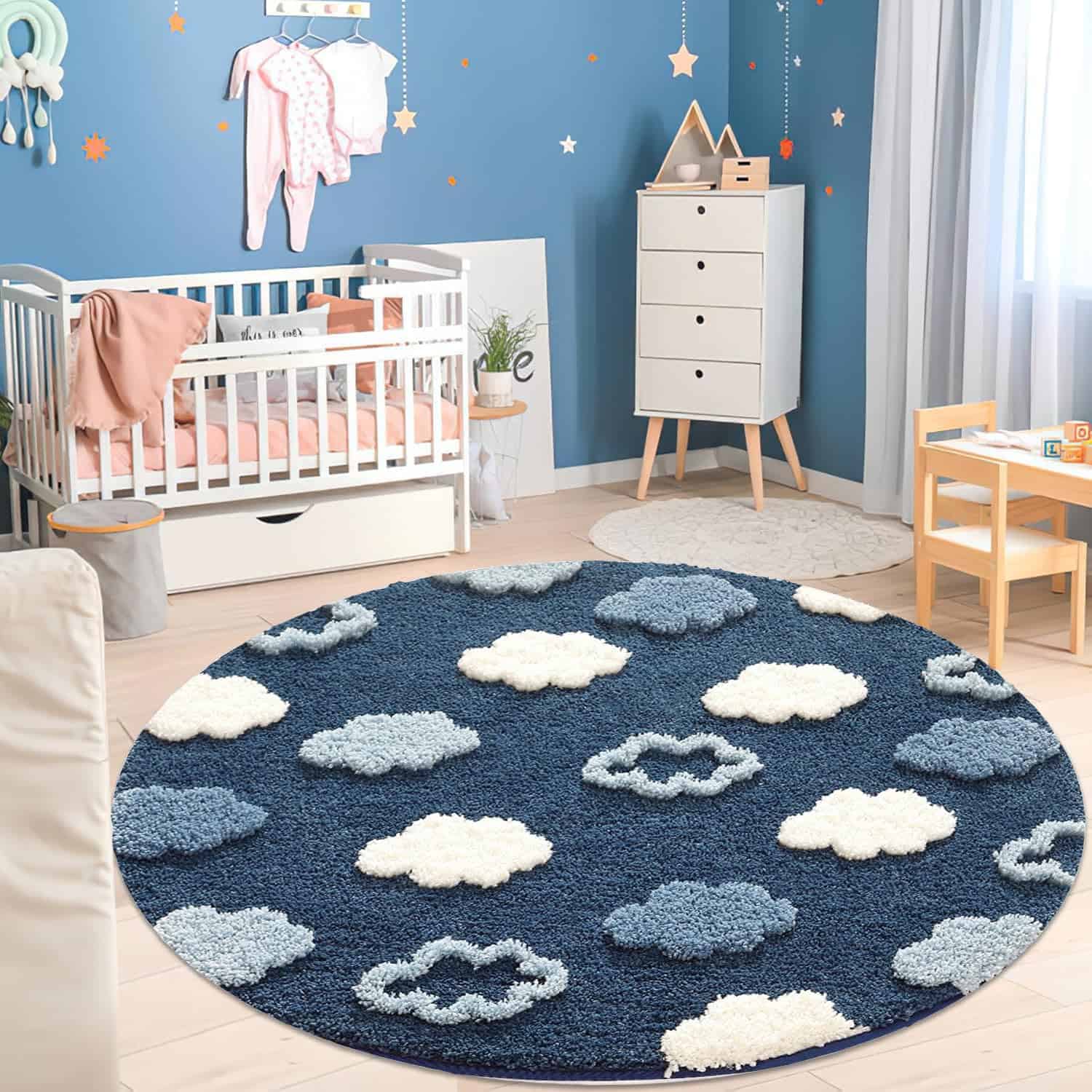 Tapete de Juego Infantil Poowe Alfombra Redonda Educativa - Imagen 4