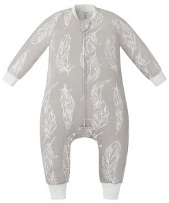 Bolsa de dormir de manga con pies de algodón orgánico Nest