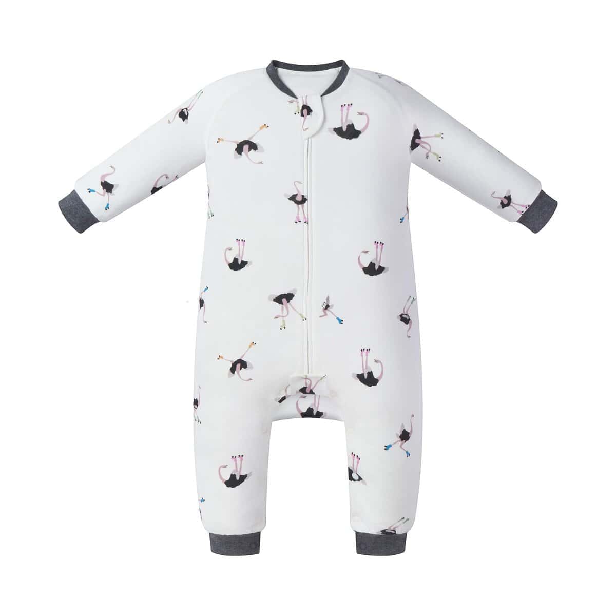 Bolsa de dormir de manga con pies de algodón orgánico de